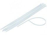 24 in. White Heavy Duty Cable Ties, 10 Pack