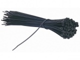11 in. Black Cable Ties, 100 Pack