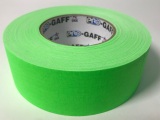 Tape, Gaffer's Tape, 2" Fluorescent Green