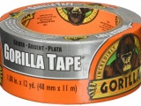 Silver Gorilla Tape, 1.88" x 12 yards